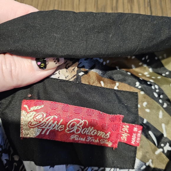 Y2K Apple Bottoms Outerwear Black Fitted Puffer Jacket Nelly Gold Hardwear M - Picture 5 of 11